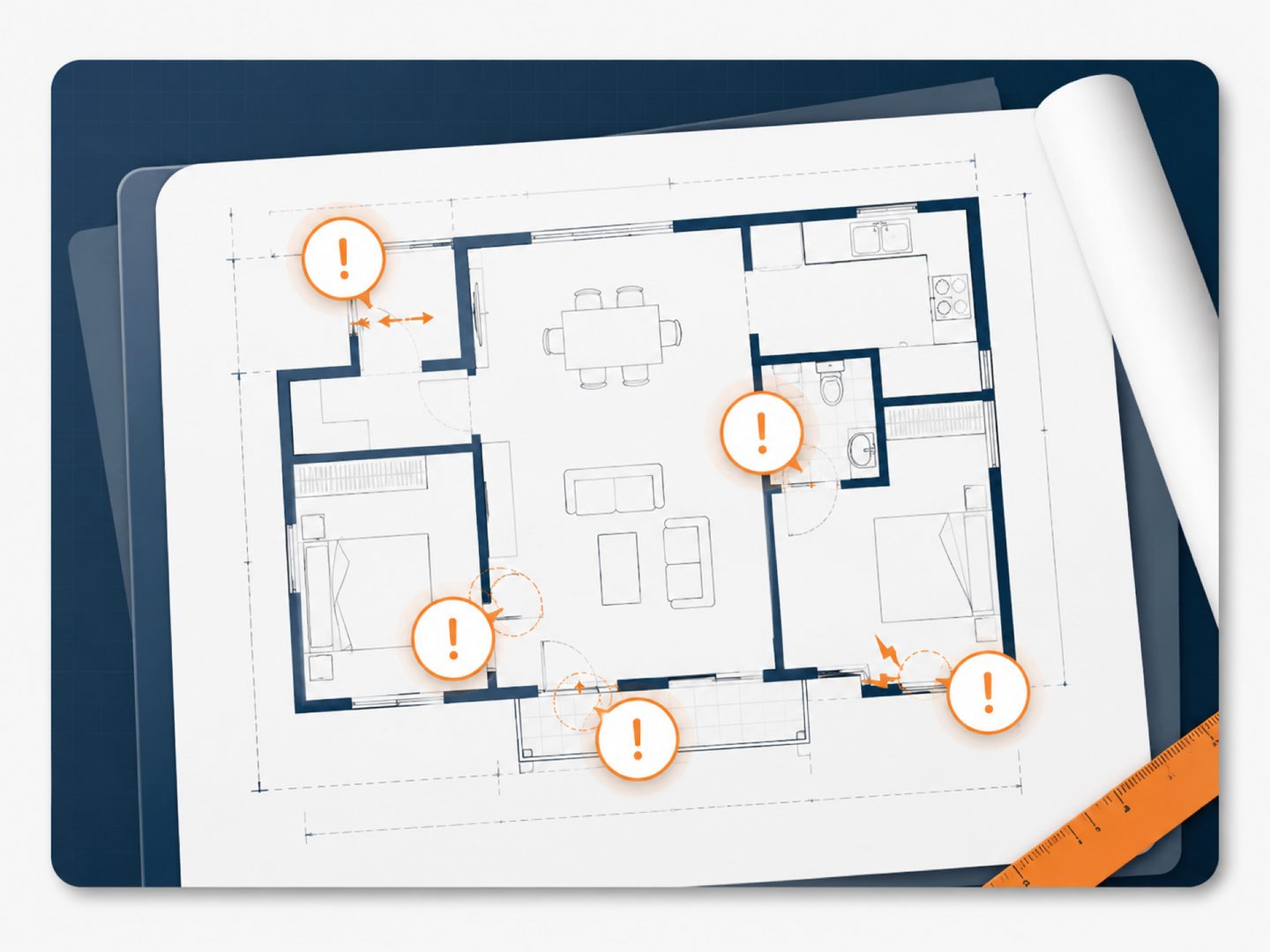 ตัวอย่างผังบ้าน — Floor plan design